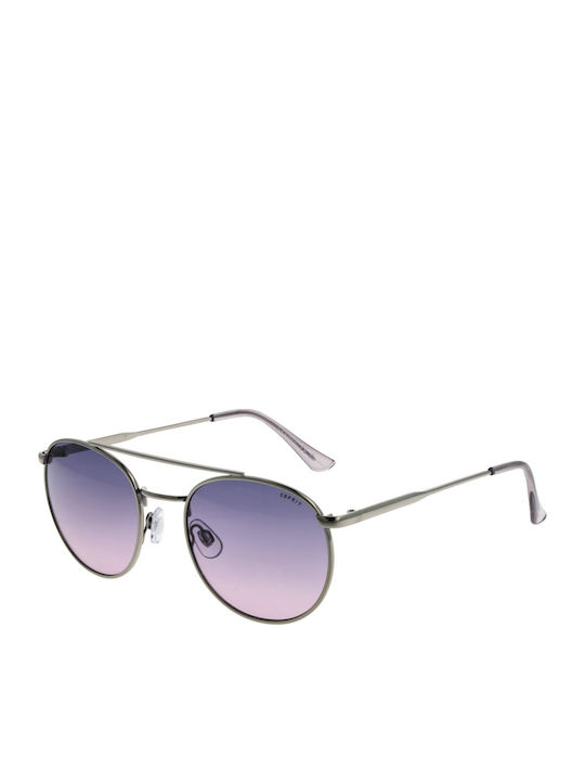 Esprit Unisex Γυαλιά Ηλίου με Ασημί Σκελετό και Μωβ Ντεγκραντέ Φακό ET39220 535
