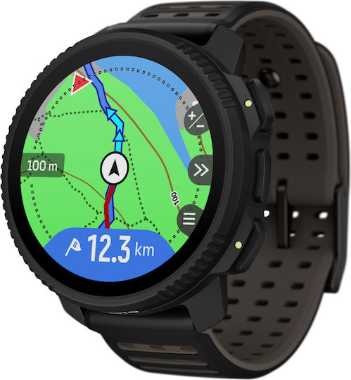 Suunto Vertical 2 48mm Waterproof Smartwatch with Heart Rate Monitor (All Black)