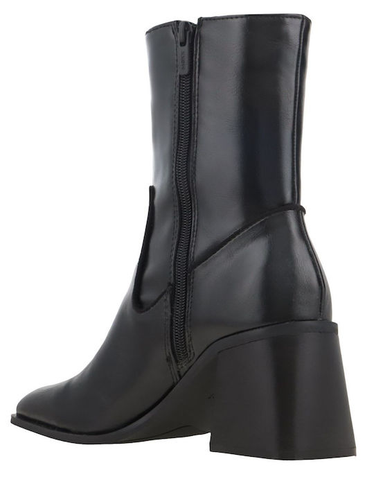 Ghete dama de piele Negru