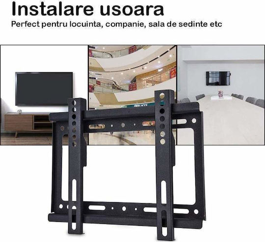 Lcd Tv Mount Siks Adjustable Maximum Capacity 25 Kg 14-42 Inch Installation Kit Included Black