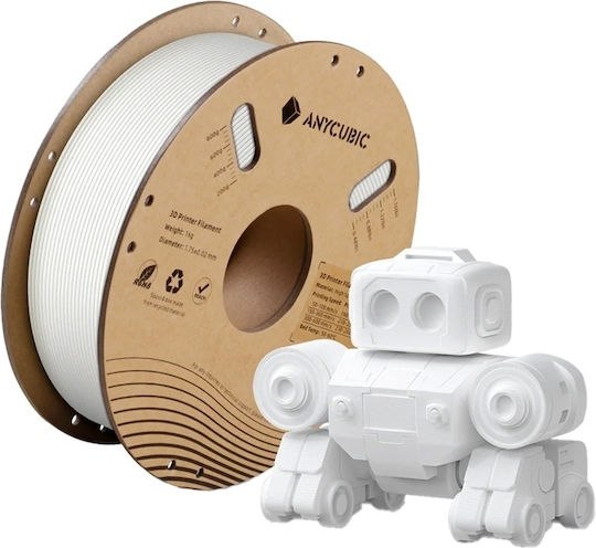 Anycubic PLA 3D Принтер Филамент 3.0мм Бял 1кг