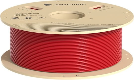 Anycubic PLA 3D Принтер Филамент 1.75мм Червен 1кг 1бр Макарa