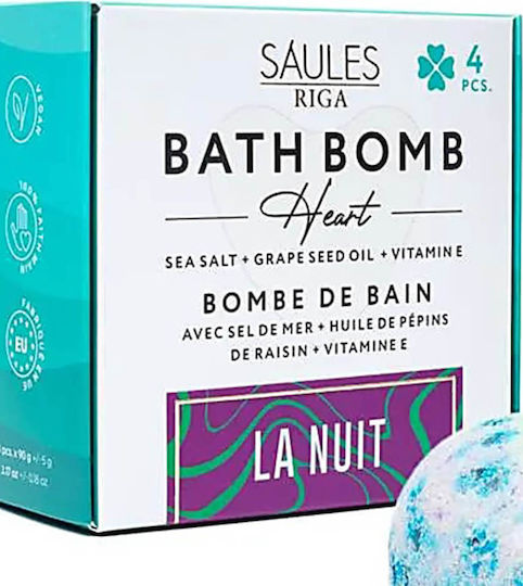 Βόμβα Μπάνιου Saules Riga Heart La Nuit Blue 4750903012414