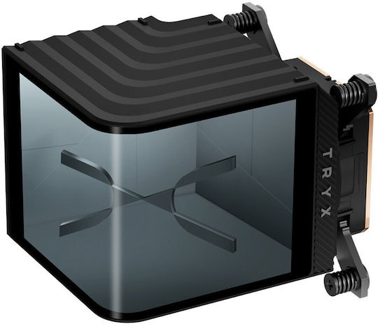Tryx Cpu Block Panorama Black For Intel And Amd Sockets 115x / 1200 / 1851 / Am4 / Am5 Black