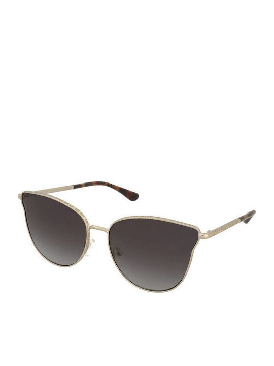Michael Kors Salt Lake City Women's Sunglasses with Gold Metal Frame and Gray Gradient Lens MK1120 10148G