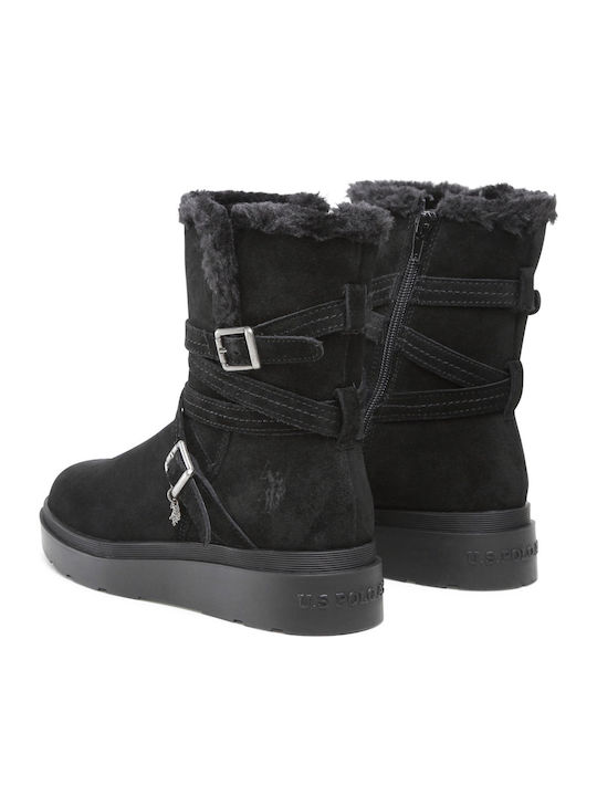 Penny Suede Γυναικεία Chelsea Μποτάκια Μαύρα