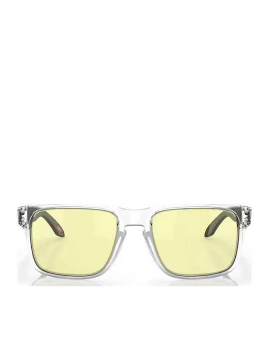 Oakley Holbrook Мъжки Слънчеви Очила със Сив Пластмасов Рамка и Жълти Стъкла