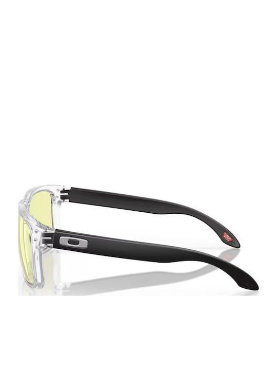 Oakley Holbrook Мъжки Слънчеви Очила със Сив Пластмасов Рамка и Жълти Стъкла