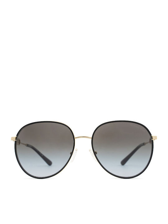 Michael Kors Empire Women's Sunglasses with Gold Metal Frame and Gray Gradient Lens MK1128J 10148G