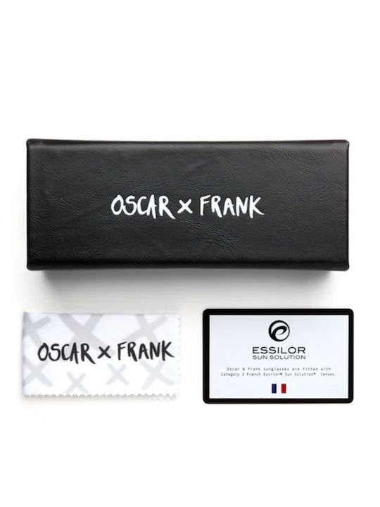 Oscar & Frank Suria Unisex Sunglasses with Plastic Frame Gloss Black