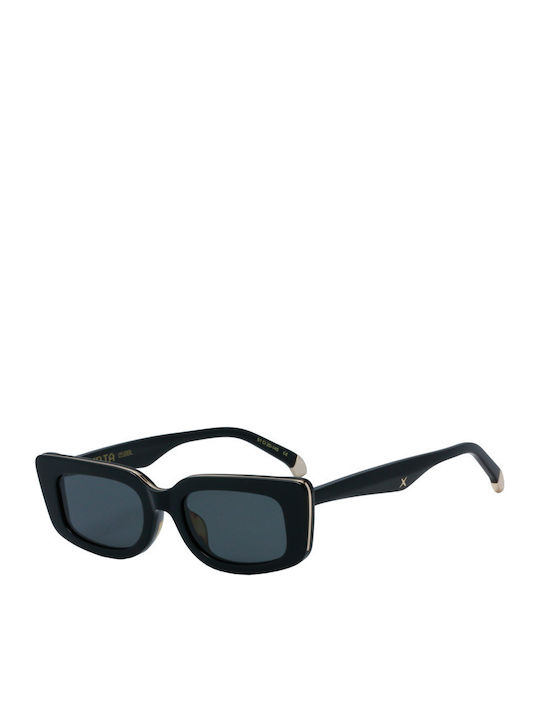 Oscar & Frank Suria Unisex Sunglasses with Plastic Frame Gloss Black