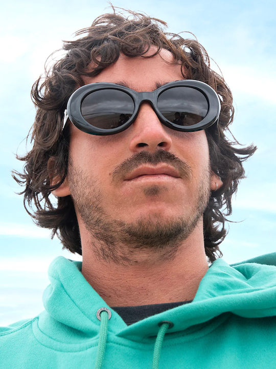 Volcom Stoned Damen Sonnenbrille mit Schwarz Kunststoff Gestell und Schwarz Linse VE03200201