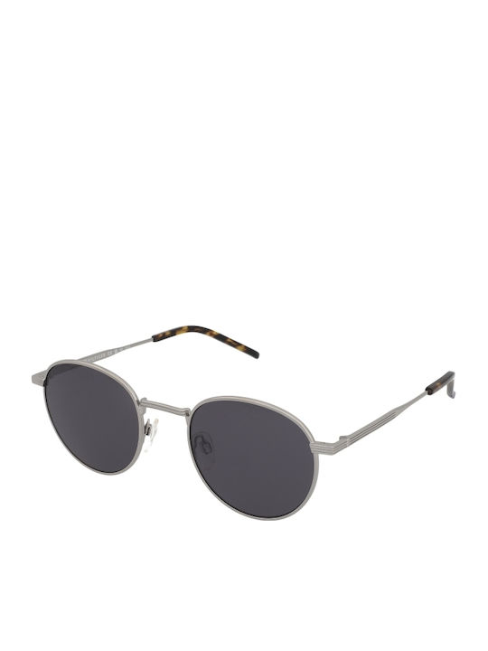 Tommy Hilfiger Unisex Sunglasses with Silver Metal Frame and Gray Lens TH1973/S 6LB/IR