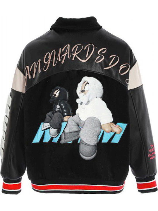 Mod Wave Movement Jacke Bomber Black