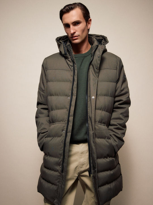 Μπουφάν Puffer Khaki