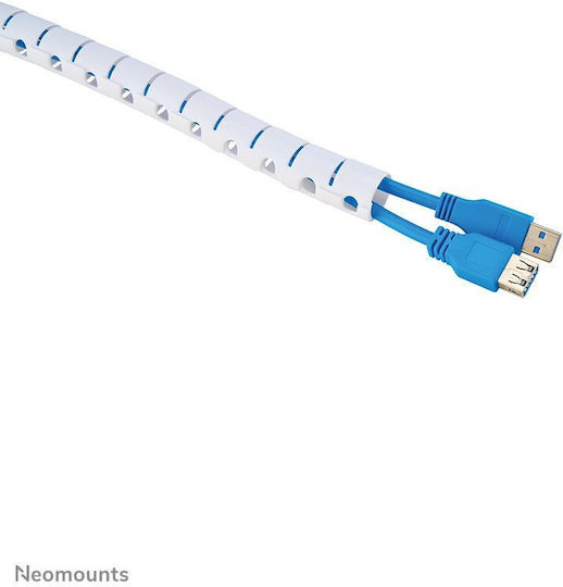 Neomounts Spiral Cable Wrap 20mm Multiple Cables White