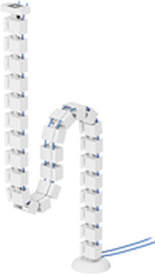 Neomounts Cable Spine Organizer Sit Stand Desk Frames Magnet Mounted White