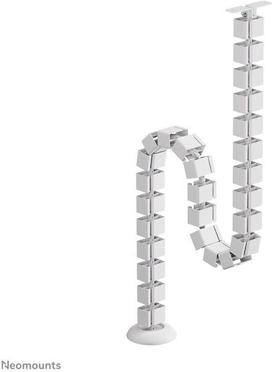 Neomounts Cable Spine Organizer Sit Stand Desk Frames Screw Mounted White