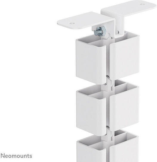 Neomounts Cable Spine Organizer Sit Stand Desk Frames Screw Mounted White
