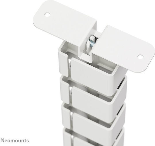 Neomounts Cable Spine Organizer Sit Stand Desk Frames Screw Mounted White