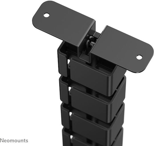 Neomounts Organizator De Cabluri Tip Coloană Pentru Rame De Birou Reglabile Pe Înălțime Montare Cu Șurub Negru