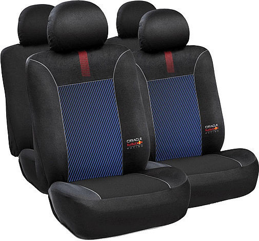 Oracle Red Bull Racing Set Autositzlehnen 10Stück Polyester Blau / Rot