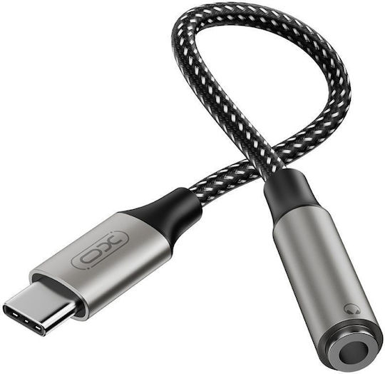 XO Konverter USB-C männlich zu 3.5mm weiblich Gray 1Stück NO-XO-849208