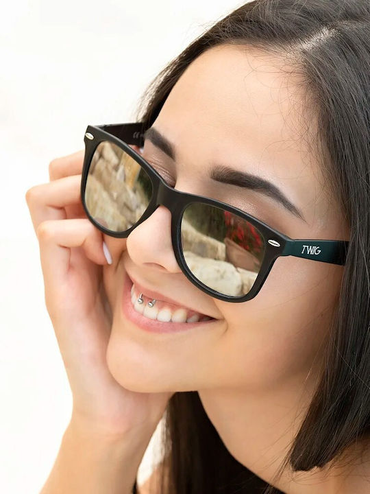 Twig Dirac Sunglasses Brown with Acetate Frame & Brown Lens Twig Dirac Sunglasses Brown with Acetate Frame & Brown Lens