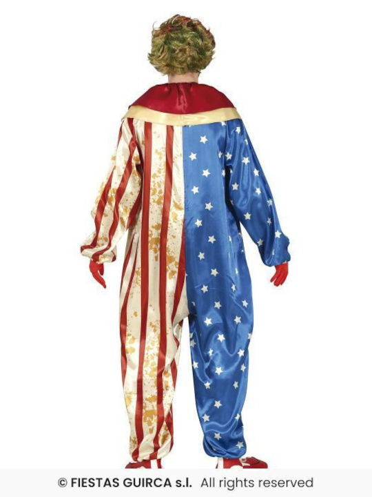 Карнавален Детски Костюм тийнейджърски Patriot Clown Клоун Halloween