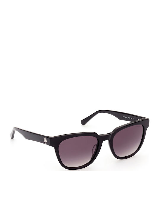 Gant Women's Sunglasses with Black Plastic Frame and Gray Gradient Lens GA7192 01B