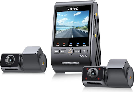 Viofo Set Cameră DVR Auto 4K Bluetooth Wi-Fi GPS și Cameră Marșarier