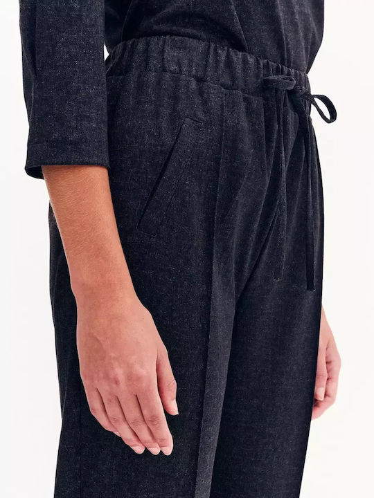 Damen Stoff Hose Gray