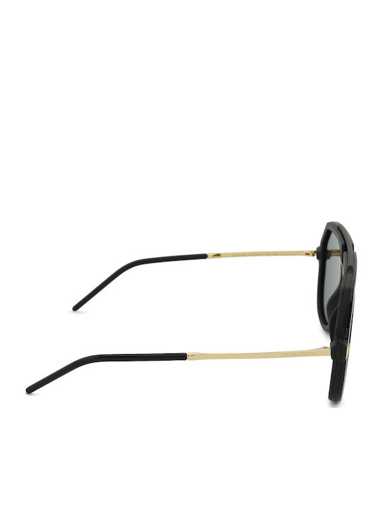 Dolce & Gabbana Мъжки Слънчеви Очила с Черна Пластмасова Рамка и Сиви Стъкла DG6195 501/87