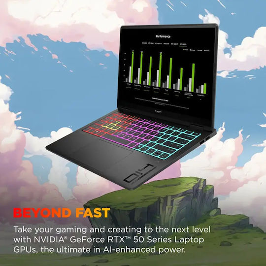HP OMEN Transcend 14-fb1013dx 14" OLED 120Hz (Ultra 7-255H/32GB/1TB SSD/GeForce RTX 5060/W11 Home) (US Keyboard)