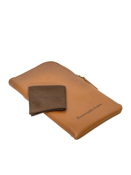 Zegna Unisex Γυαλιά Ηλίου με Γκρι Μεταλλικό Σκελετό και Γκρι Φακό EZ0234 09A
