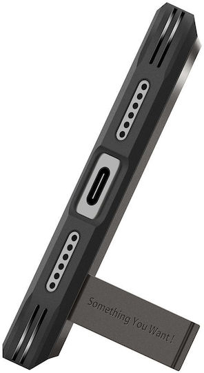 Spigen Tough Armor T MagSafe Back Cover Plastic / Silicone 1.2mm Gray (iPhone 17 Pro Max)