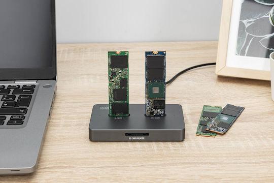 Digitus Docking Station για 2 Σκληρούς Δίσκους SATA με σύνδεση USB-C (DA-71546-1)