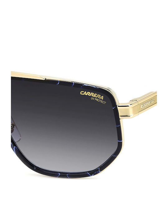 Carrera Unisex Sunglasses with Blue Frame and Grey Gradient Lens 1072/S KY2/9O
