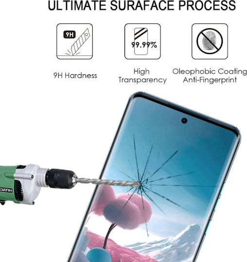 3D Gehärtetes Glas Schwarz (Motorola Edge 40)