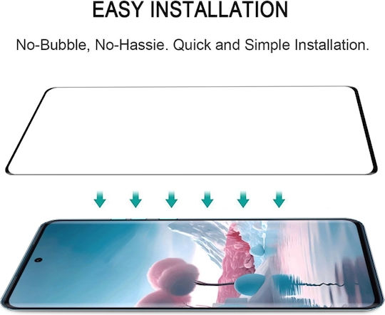 3D Gehärtetes Glas Schwarz (Motorola Edge 40)