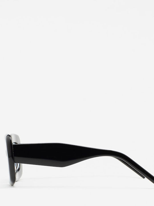 Kaleos C001 Unisex Sunglasses with Black Plastic Frame and Black Lens BALIN 1