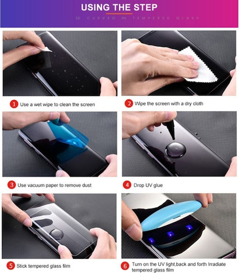 Lichid UV Adeziv complet Full Face Tempered Glass (Redmi Note 14 Pro 4G)