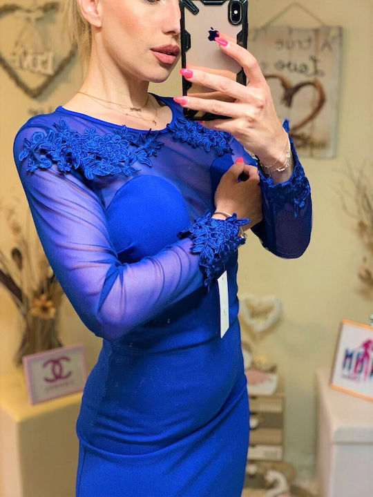 Damenkleid Hochzeit - Taufe Blau
