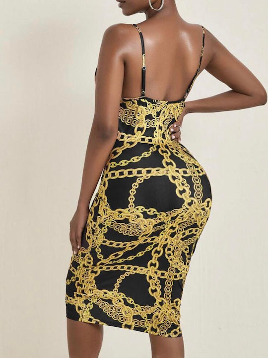Woman's Fashion Evening Black Dress