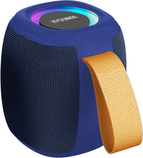 SONICGO! 5 Bluetooth Portable Speaker with Radio and Battery Life Up to 6 Hours Atlantic Blue
