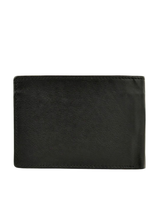 Leather Men's Wallet Classic with RFID Black