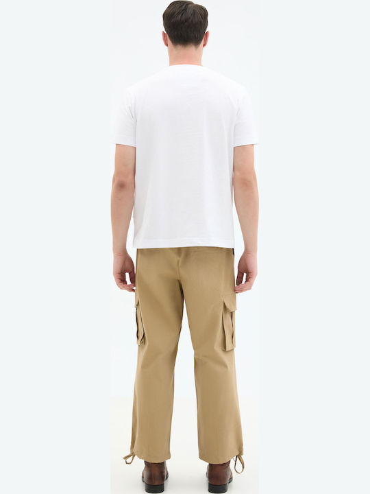 Pantaloni Elastic Beige