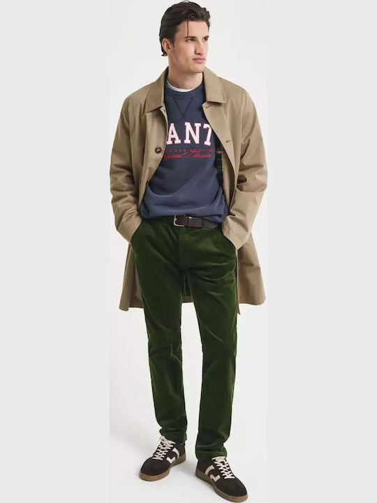 Hose Chino in Schlanker Passform Dark Green