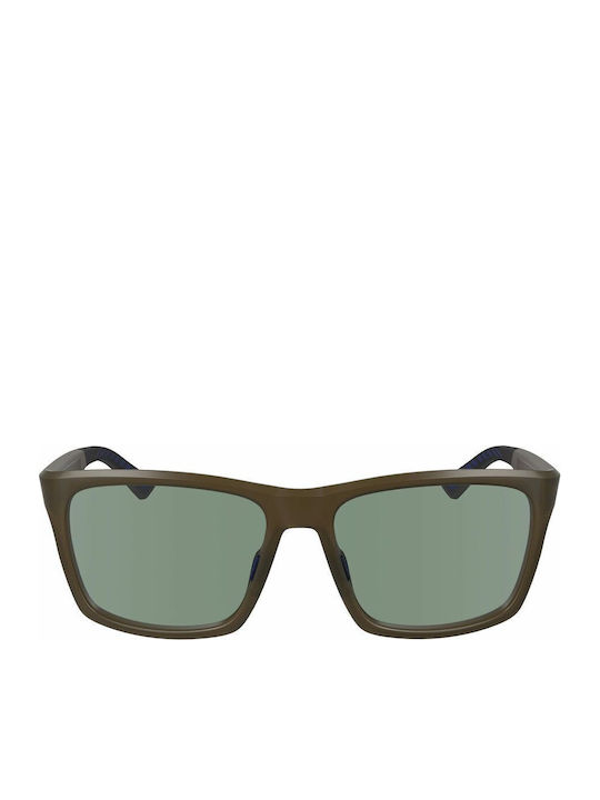 Zeiss Men's Sunglasses with Brown Plastic Frame and Green Lens S0390362