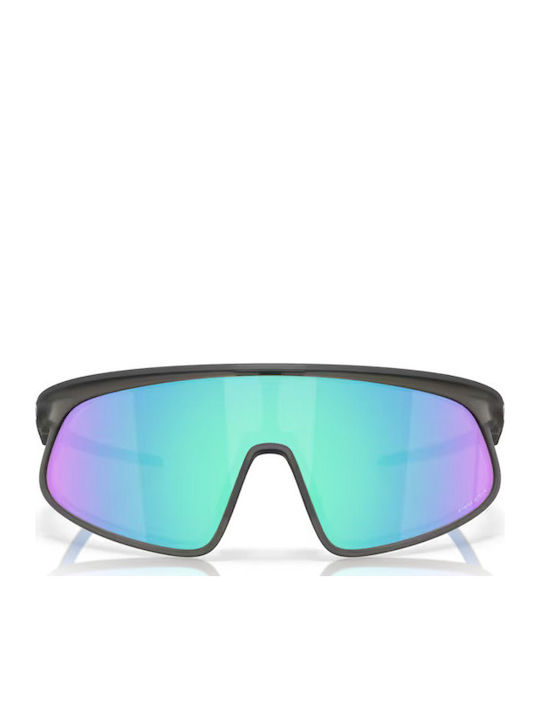 Oakley Rslv Unisex Sunglasses with Gray Frame and Gray Lens
